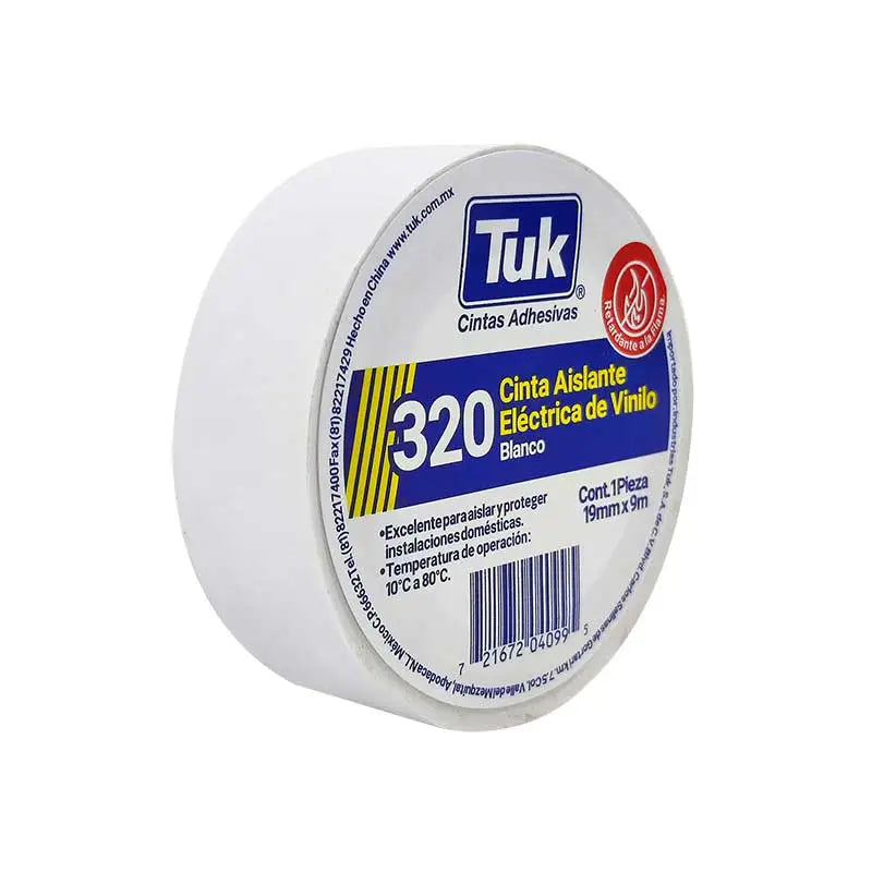 Cinta aislante TUK, 320 - Blanco