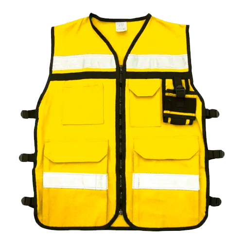 Chaleco tipo brigadista - Amarillo