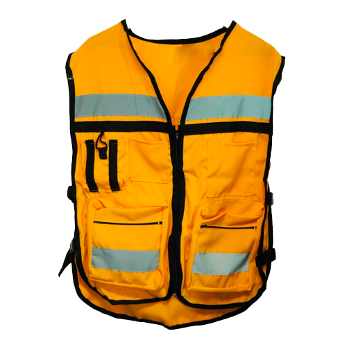 Chaleco tipo brigadista - Amarillo huevo