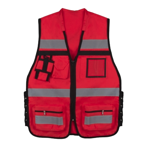 Chaleco tipo brigadista - Rojo