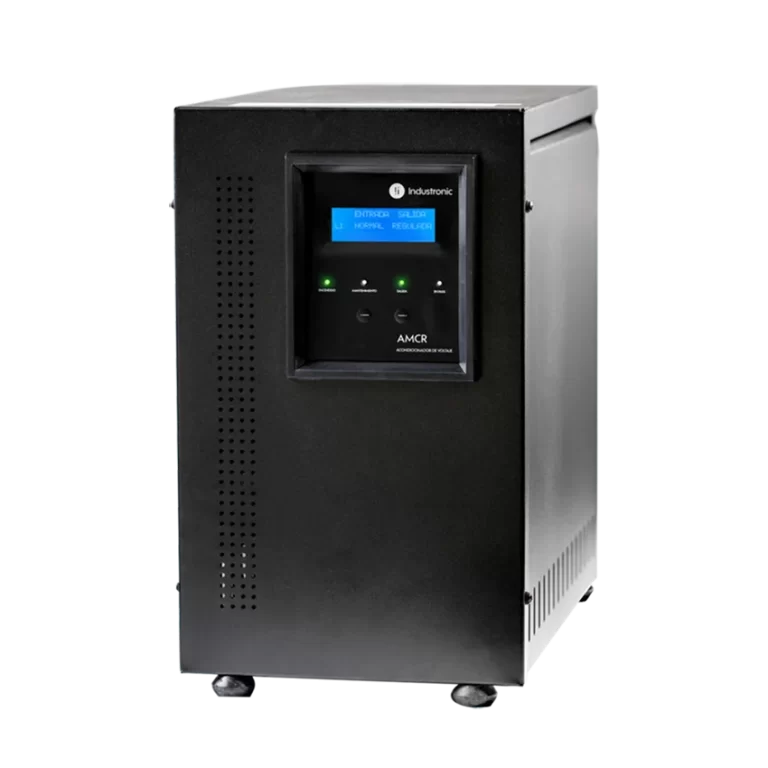 REGULADOR DE VOLTAJE BIFASICO DE 4 KVA, AMCR-5204, Industronic 100% Seguro