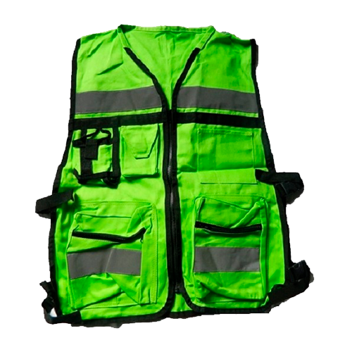 Chaleco tipo brigadista - Verde neón lima