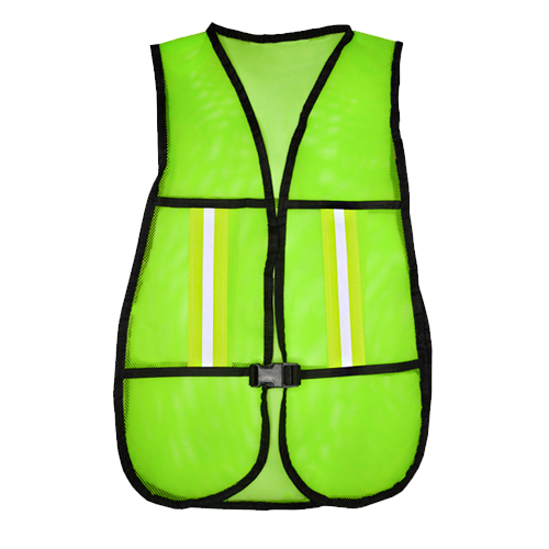 Chaleco malla con reflejante - Verde