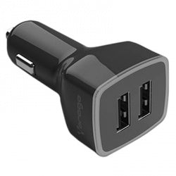 Cargador para Auto AU-103 V2, 5V, 2 Puertos USB 2.0, Vorago, Negro
