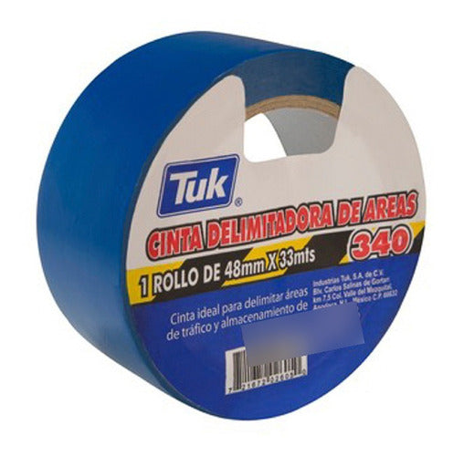 Cinta delimitadora adhesiva 30m azul