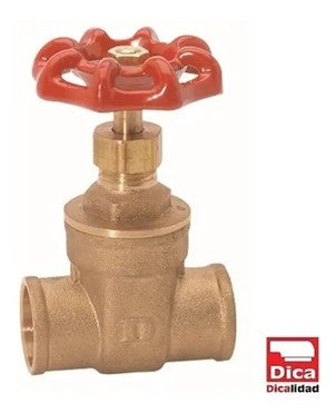 Válvula de compuerta soldable 1" Dica 694.25