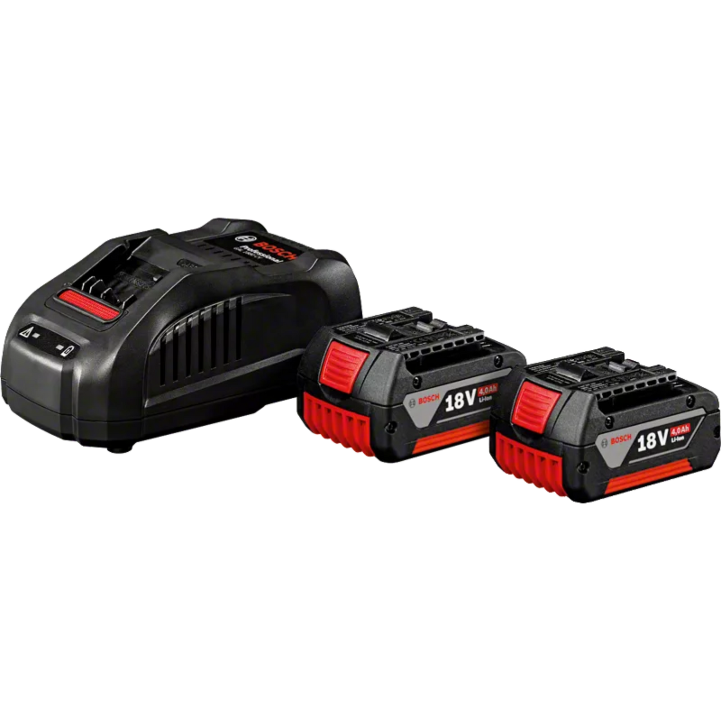 Kit Bosch con 2 Batería GBA 18V 4,0Ah y un Cargador BIVOLT