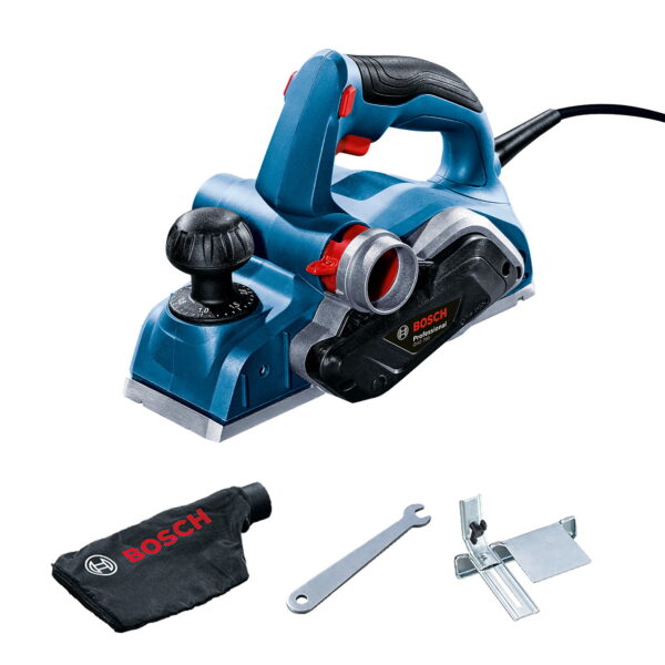 Cepillo Bosch GHO 700 con 2 cuchillas y colector de polvo