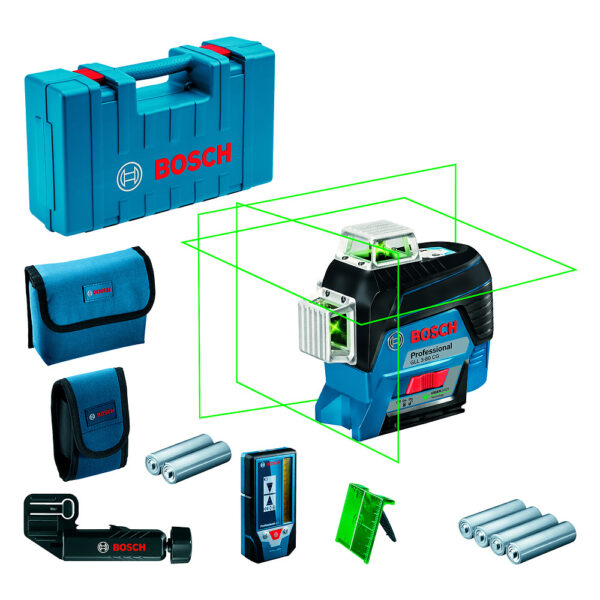 Nivel laser lineas verde Bosch GLL 3-80 CG