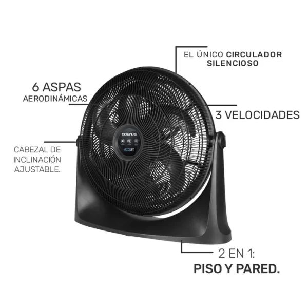 Ventilador de 3 velocidades 20″ Rush Taurus, 317800