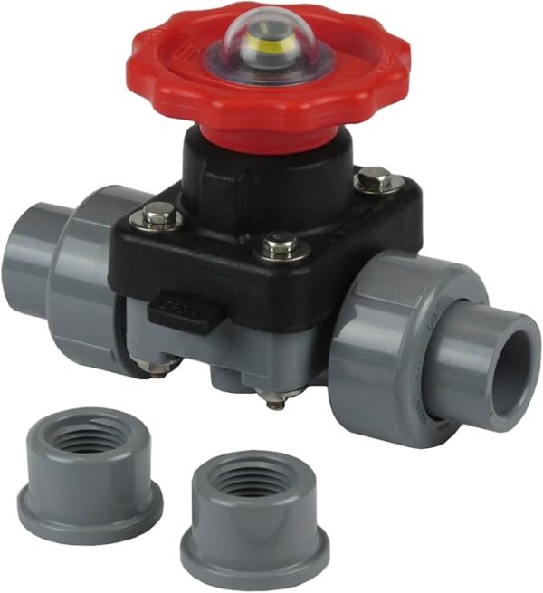 Válvula de diafragma PVC 1/2", 2729-005 - Polivalente y seguro - Imagen 2