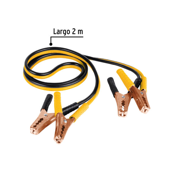 Cables pasa corriente 2 m, 125 A, 10 AWG, Pretul - Imagen 2