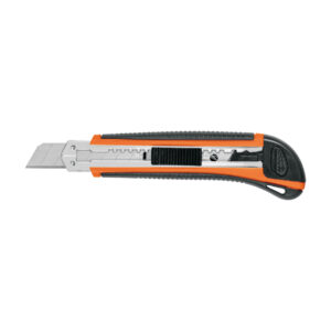 Cutter de 18 mm profesional con alma metálica y grip, Truper