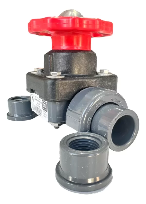 Válvula de diafragma PVC 1/2", 2729-005 - Polivalente y seguro - Imagen 3