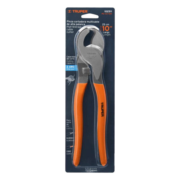 Pinza cortador multicable de 10", Truper - Imagen 2