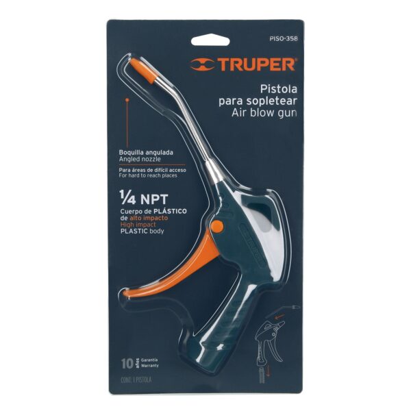 Pistola plástica para sopletear, cuerpo de POM-1, TRUPER - Imagen 2