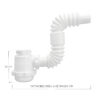 Medio céspol flexible con bote grande, URREA, 3731 - Imagen 2