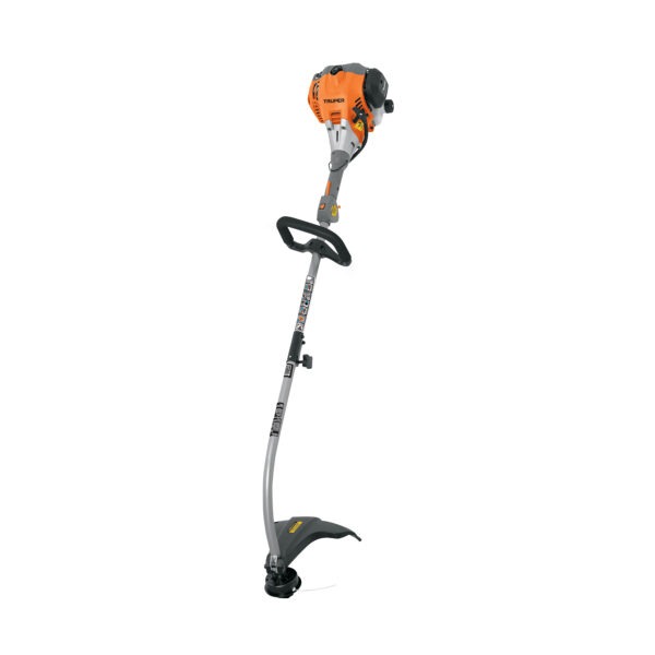 Desbrozadora a gasolina 30cc mango tipo "D", 17"corte, curva, 12498, Truper